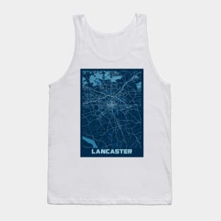Lancaster - United States Peace City Map Tank Top